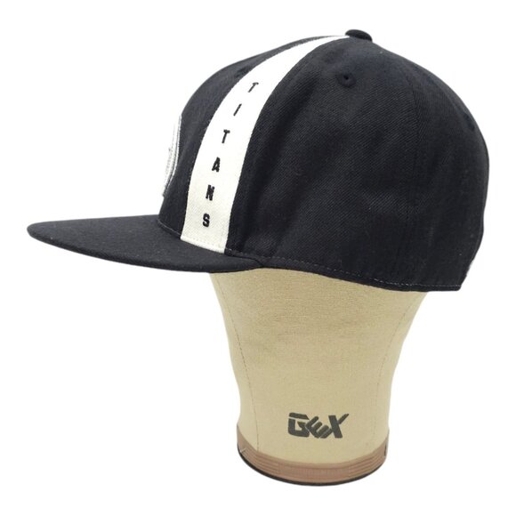 Tennessee Titans NFL Fitted Wool Cap 7 1/4 Mitchell Ness Vintage 00s Trucker Hat - Picture 11 of 14